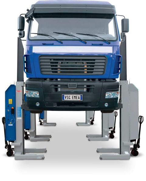 8 x 8.5 t, elektro-hidraulicna bezicna, mobilna dizalica, idealna za industriska vozila, kamione i pokretne prikolice/vozila/kampere – Dizalice Ravaglioli